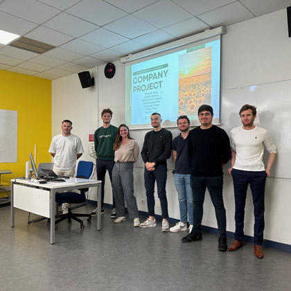 MSc DMAI students’ collaboration with a local startup in Sophia Antipolis