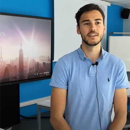 Vidéo : Axel, étudiant du MSc Financial Markets & Investments