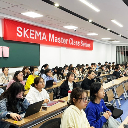 Lancement de la première Master Class SKEMA et NAU en Chine 