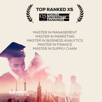 SKEMA dans le Top 25 mondial des classements QS 2024