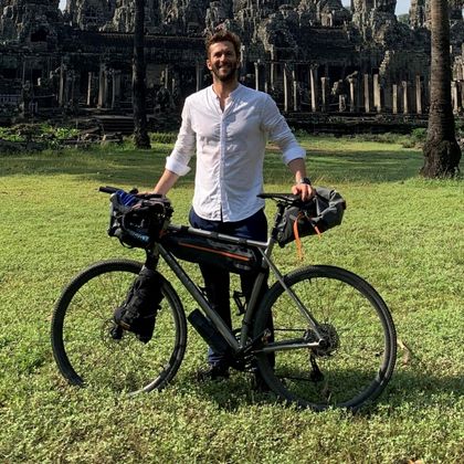 Cyclist with a cause: adventurer graduate to share experiences