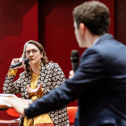 Les étudiants en finance ont convié la présidente de la Bourse de Paris à leur forum annuel