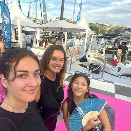 SKEMA MSc students at the Cannes Yachting Festival 2023