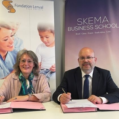 SKEMA signe une convention avec la Fondation Lenval