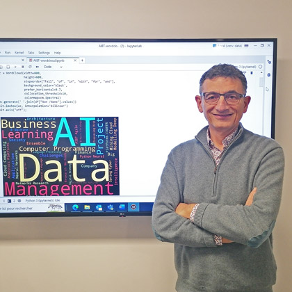 Our MSc in AI has a new director of studies: Francis Wolinski