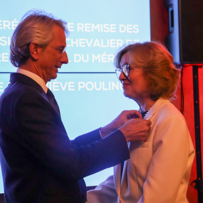 Reitora da SKEMA Brasil, Geneviève Poulingue, condecorada com a Ordem Nacional do Mérito da França