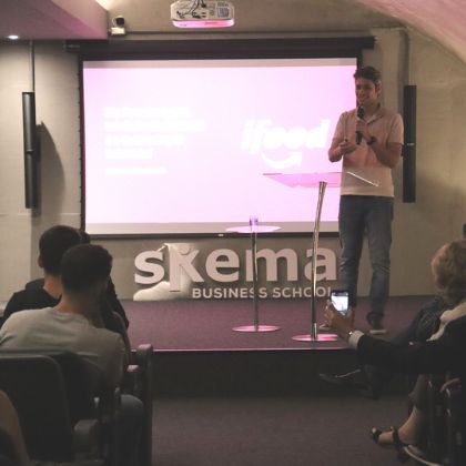 Head of AI at iFood gives guest lecture, SKEMA Brazil