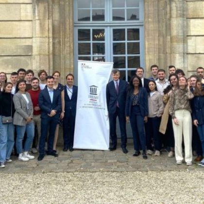 Students specialising in economic security receive certificate at École Militaire de Paris