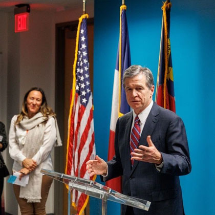 SKEMA US: North Carolina governor at fundraising event on campus 