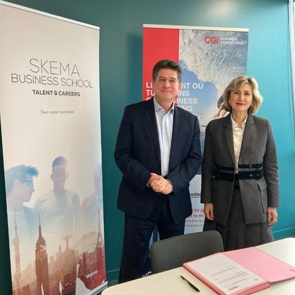 SKEMA Talent & Careers signe un partenariat avec le cabinet CGI