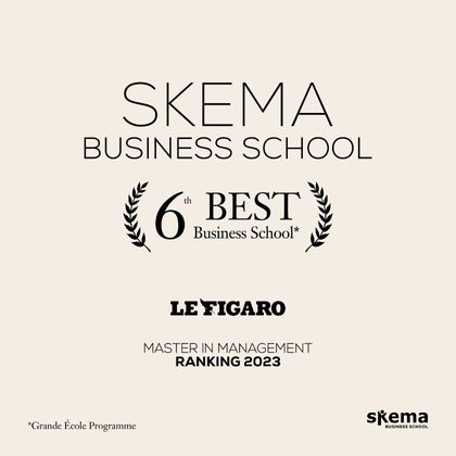 SKEMA ranks 6th in Le Figaro’s 2023 ranking of best business schools