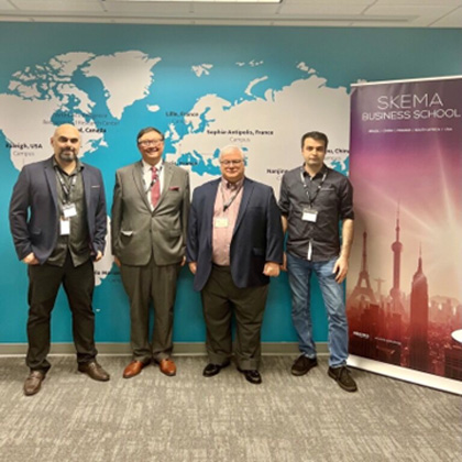 SKEMA Raleigh et le Global Business Forum organisent une table ronde sur les applications et les implications de l IA