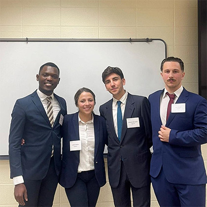 USA: MSc Financial Markets students finalists at CFA Institute competition