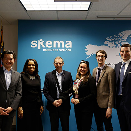 SKEMA USA networking event with French-American Chamber of Commerce