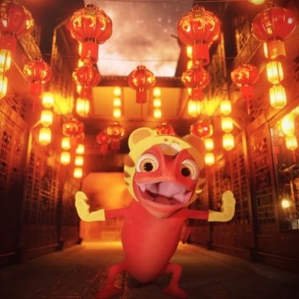 SKEMA and Leon the SKAMELEON celebrate Chinese New Year