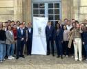 Students specialising in economic security receive certificate at École Militaire de Paris